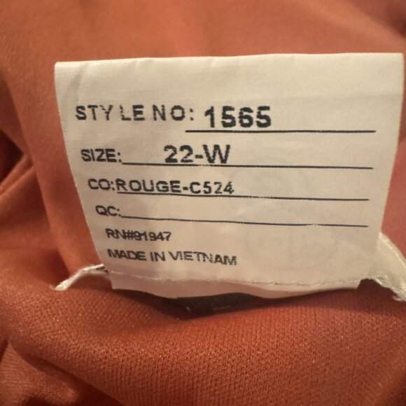 After Six Brides Maid Dress, Watermelon Rouge - C524 - Picture 3 of 3